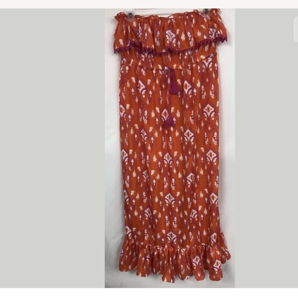 MUD PIE‎ STRAPLESS MAXI DRESS XL